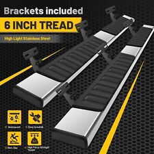 Fit 09-24 Ram 1500 2500 3500 Crew Cab Classic 6 Nerf Bar Steps Running Boards