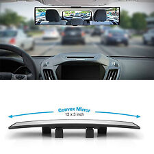 300mm Wide Curve Convex Clip On Rear View Mirror For Car Suv Van Truck Universal