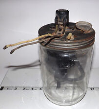 Vintage Trico Windshield Wiper Washer Pump Glass Jar Botte Original Oem Part