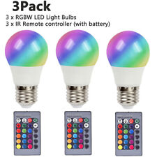 Led Light Bulb 2700-6500k Rgb Rgbw Dimmable Lamp Remote Control 16 Color Change