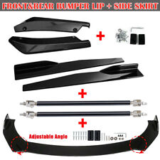 For Mitsubishi Lancer Front Bumper Lip Spoiler Body Kit Rear Lip Side Skirt