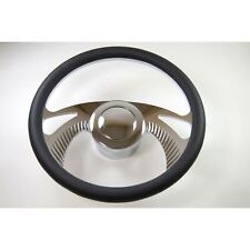 14 Steering Wheel Boomerang Style 9 Holes Classic Gm Plain Horn Button Chrome