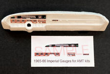 1965 - 1966 Imperial Gauge Faces For 125 Scale Amt Kitsplease Read Description