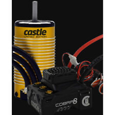 Castle Cobra 8 25.2v Esc W 1515-2200kv V2 Brushless Motor Limited Edition Gold