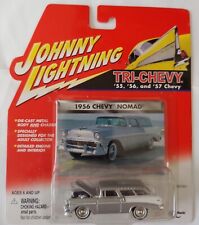 1956 Chevy Nomad Silver Tri-chevy Series By Johnny Lightning