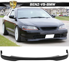 Fits 98-00 Honda Accord 2dr Coupe T-r Style Front Bumper Lip Spoiler Bodykit Pp