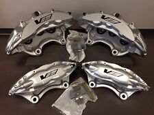 Cadillac Cts-v 6 Piston Silver Brembo Calipers Front Rear Set Of 4 25912477