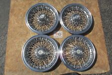 1981-96 Chevy Caprice 15 Wire Spoke Wheel Covers Hubcaps Set Of 4