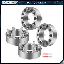 4x 2 Inch Wheel Spacers 6x5.5 12x1.5 For 2004-2014 Chevrolet Colorado Gmc Canyon