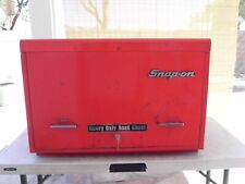 Vintage Snap-on Kr62c Heavy Duty Road Chest 10 Drawer Cabinet Toolbox Red Usa