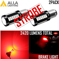 Legal Led Strobe Flash 7528 1157 Brake Light Bulbsafety Enhanced Stop Lampred