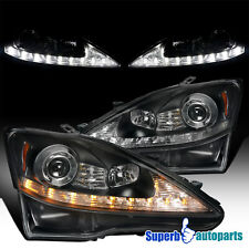Fits 2006-2009 Lexus 06-09 Is250 Is350 Switchback Led Bar Projector Headlights