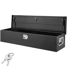 Vevor 48x15x15 Heavy Duty Aluminum Bar Tread Tool Box For Pick Up Truck Bed