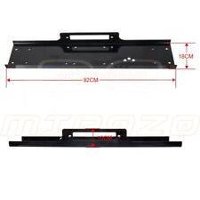 Universal Recovery Winch Mounting Plate Mount Bracket Fits Truck Trailer Suv 4wd