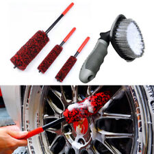 Pro Wheel Brush Kit Long Handle Wheel Rim Tire Cleaning Detailing Brush Set Tool