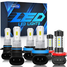 For Nissan Rogue 2008 2009 2010 2011-2013 Led Headlight Hilo Fog Light Bulbs