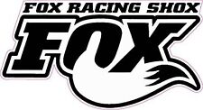 Fox Racing Shox White Tall Decal 5 X 2.75
