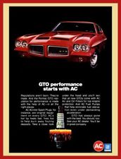 1972 Ac Spark Plugs New Metal Sign Pontiac Gto Featured