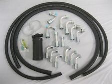 Universal 134a Air Conditioning Hose Kit O-ring Fittings Drier Ac Hoses Kit New