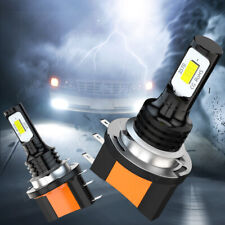 2x H15 Led Bulbs High Beam Drl Headlights Conversion Kit 100w 6000k Super Bright