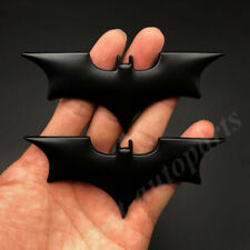 2pcs Metal Black Batman Dark Knight Mask Car Trunk Emblem Badge Decal Sticker