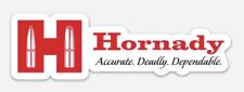 Hornady Custom Logo Die Cut Sticker Fridge Or Toolbox Firearms Ammunition Gun