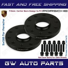 2pc 5x130 20mm Hub Centric Wheel Spacers For Porsche 911 Comes With Lug Bolts