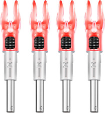 X Lighted Nocks For Arrows .204.233.244.246 With Onoff Switch 4-pack Wit