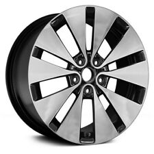 Wheel For 2011-2013 Kia Optima 18x7.5 Alloy 10 Slot Black With Machined Face