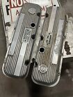 Mt Mickey Thompson Bbc Aluminum Valve Covers 427 396 454 Set Up For Breathers