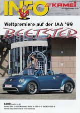 Vw Beetster Camei Beetle Speedster Tuning Brochure 1999 5
