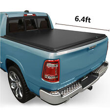 6.4ft Bed Tonneau Cover Soft Tri-fold For 02-23 Dodge Ram 1500 2500 3500 Classic