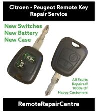 Key Repair Citroen C1 C2 C3 C4 Xsara Picasso Remote Fob Fix Battery Case Shell