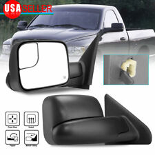 Pair Tow Mirrors For 2003-2008 Dodge Ram 1500 2500 3500 Power Heated Flip Up