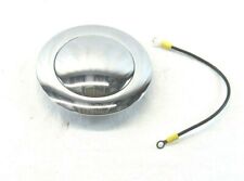 Universal Gm 9 Hole Steering Wheel Horn Button Smooth Chrome S83001c