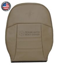 1999 2000 2001 Ford Mustang V6 Base Driver Lean Back Leather Seat Cover Tan