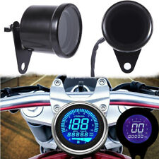 Motorcycle Speedometer Tachometer For Cafe Racer Lcd Digital Moto Odometer Us