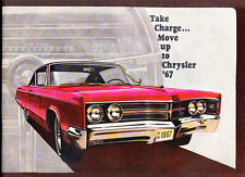 1967 Chrysler 40-page Car Sales Brochure - New Yorker Newport 300 Town Country