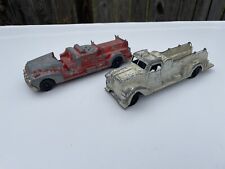 Vintage Metal Masters Tow Truck Hubley Fire Engine Lot Project Parts Repair