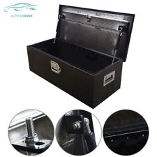 30 Aluminum Diamond Plate Tool Box For Pick Up Trailer Storage W Side Handle