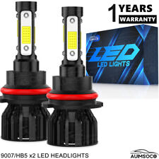 For Ford Expedition 1997-2002 Led Headlights Kit 9007 Hb5 6000k White Hilo Bulb