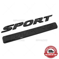 Honda Civic Sport Touring Rear Trunk Letter Logo Badge Emblem Nameplate Black