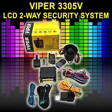 Viper 3305v 2-way Responder Lcd Remote Car Alarm Security System Keyless Entry
