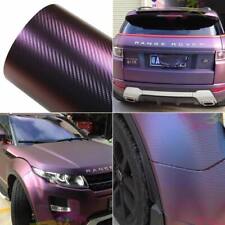 Purple Blue Chameleon Carbon Fiber Vinyl Film Color Change Auto Car Body Wrap