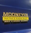 Mooneyes Die-cast Emblem Toolbox Fender Dash Hot Rod Custom Drag Racing Nhra Fed