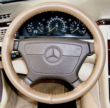 Oak Leather Steering Wheel Cover 1998-2009 Mercedes Wheelskins Size C