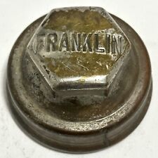 Rare 1902-1934 Franklin Threaded Screw-on Hubcap Hub Grease Cap Wheel Brass Era