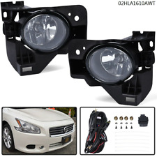 Fit For 2009-2014 Nissan Maxima Left Right Clear Driving Fog Lights Lamp New
