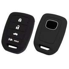 4 Buttons Silicone Key Cover Fob Case For Honda Accord Civic Cr- V Key Protector