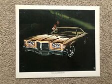 1972 Pontiac Bonneville Four-door Hardtop Cardboard Poster.